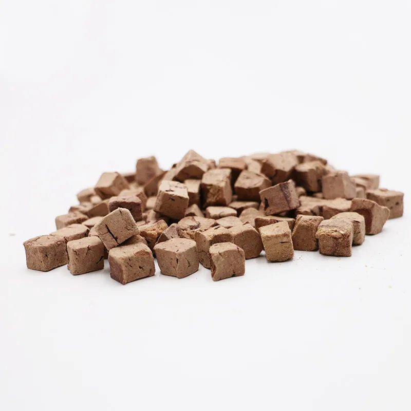 High Quality Chicken Liver Cubes Freeze dried Treats Snack Dog Freeze Dried Pet Food