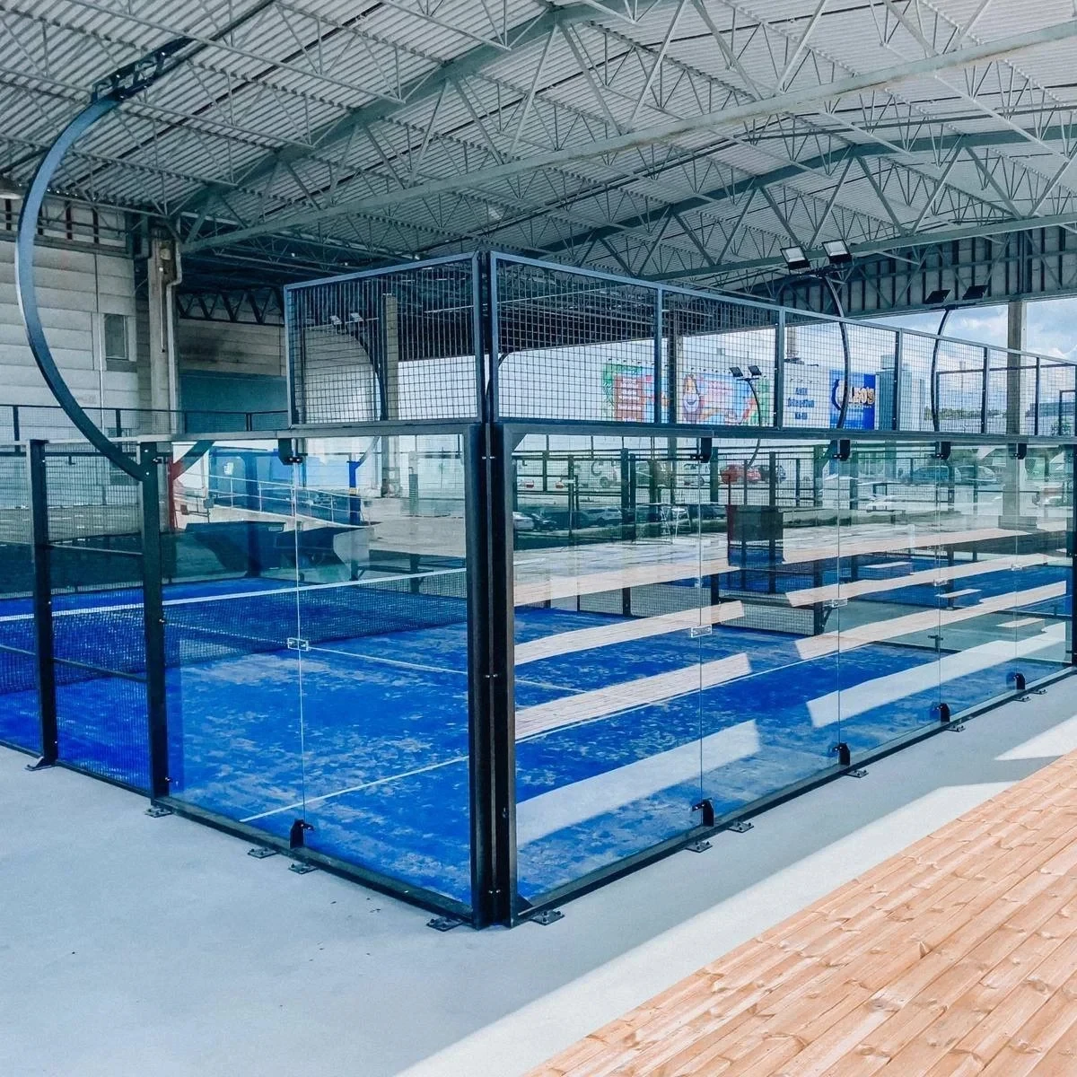 2024 New design Padel Tennis Court Panoramic sport paddle Tennis platform court factory price