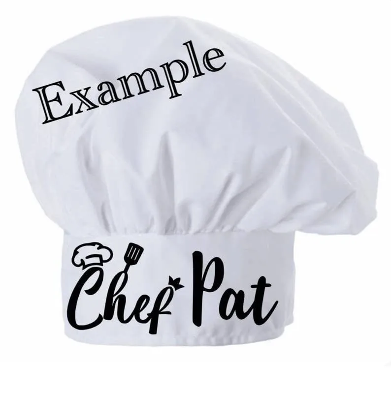 FREE SAMPLE Cooking Is Love Made Edible Commercial Apron With Matching Chef Hat Apron Only White Gift for wife and beloved chef