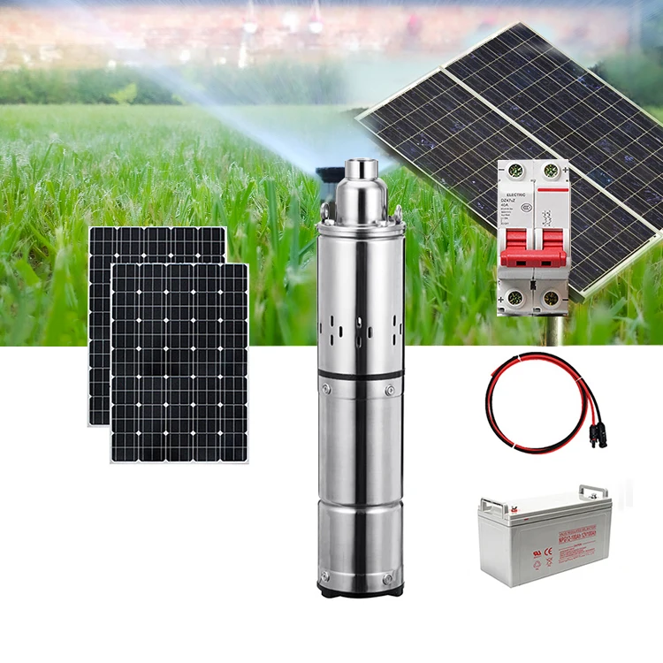 Dc Solar Pump Drill Solar Pump Brushless Dc Motor For Borewell
