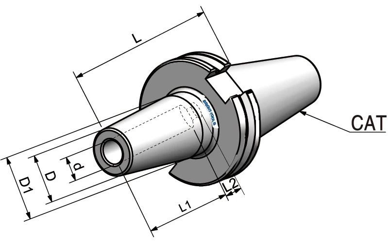 China Manufacturer Wholesale CAT 40 Heat Shrink Fit Chuck Tool Holder for cnc Machine