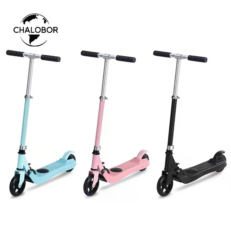 Having fun child electric scooter for kids adjustable foot step CE/ROHS/SAA 5 inch PU Solid tire electric scooter