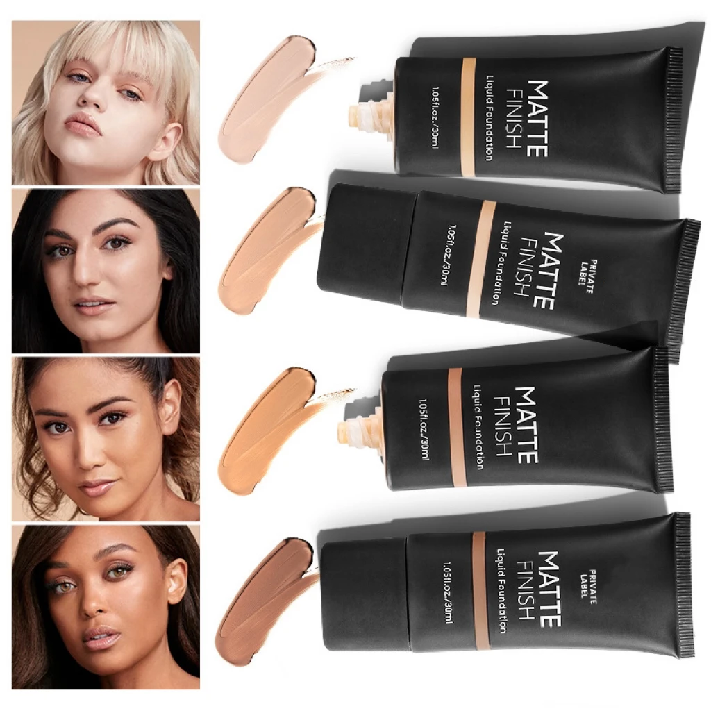 Long Lasting  Makeup foundation squeeze tube private label cosmetics body foundation bb cream