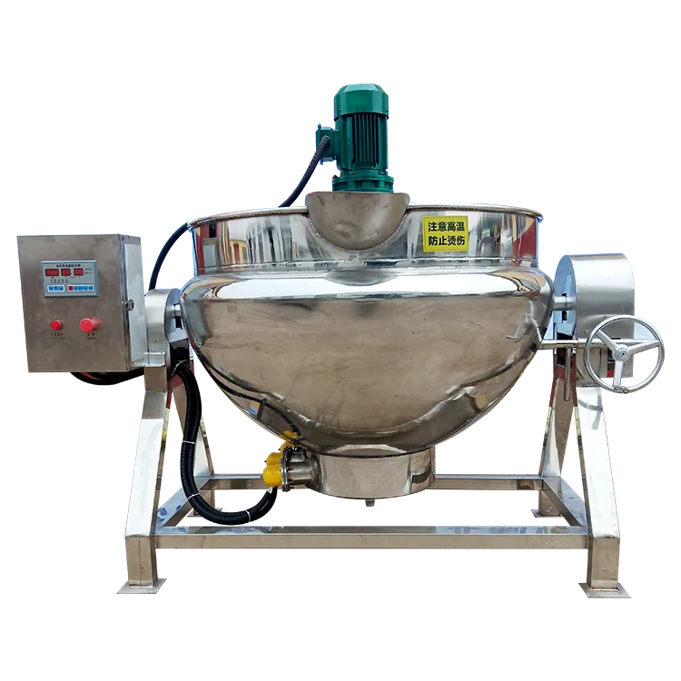 Automatic Pan Stirrer Mixer Auto for Heating Tilting Jacket Kettle Industrial Stirring Cooking Pot