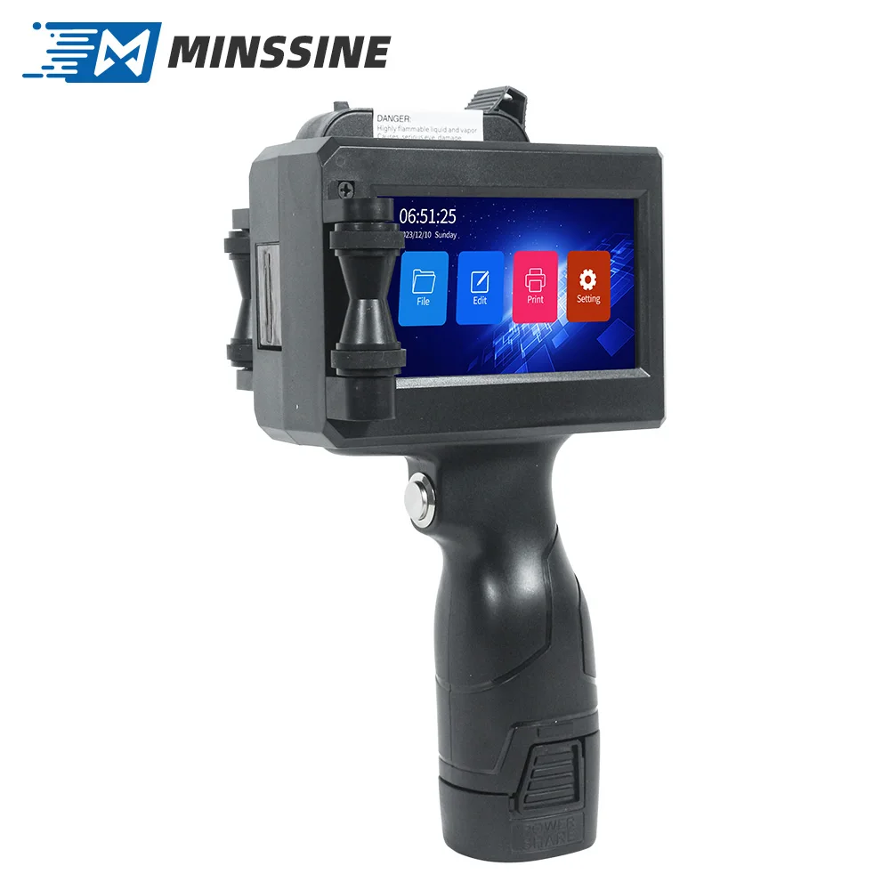 High quality industrial handheld thermal inkjet printer coding machine New Condition Manual Grade for Home Use
