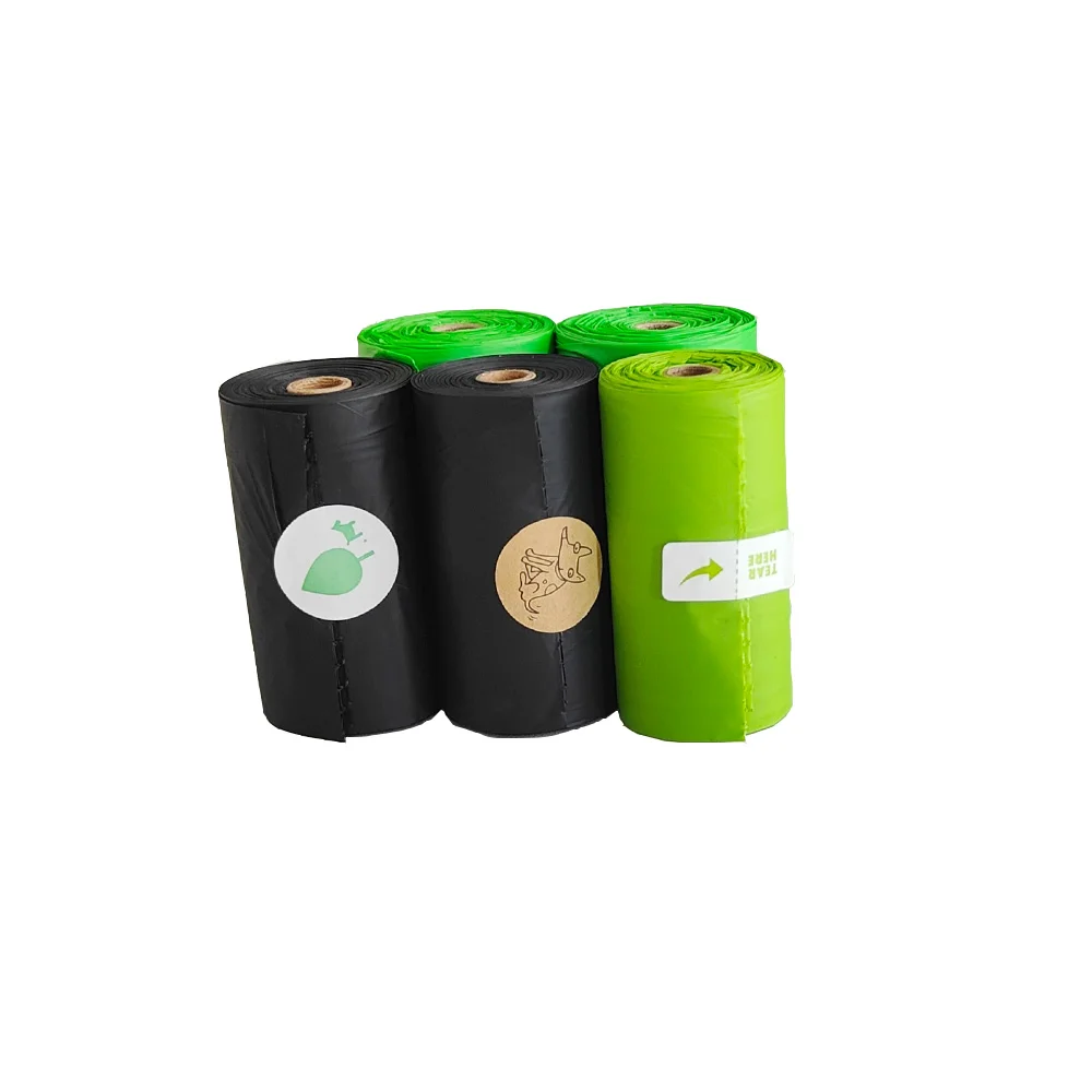 OEM Customized Logo pet poop bag supplier corn starch compostable bags