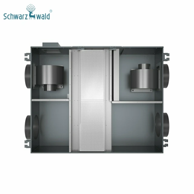 Chinese OEM ODM Factory 350m3/h HVAC system air handling unit erv hrv energy heat recovery Ventilation system