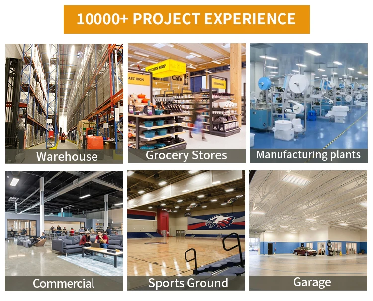 Brandon Industrial 3 Cct Selectable Induction Lamp High Bay Ceiling Led Linear High Bay With Sensor Emergency