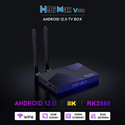 2021 H96 MAX V58 Android 12 Dual Wifi 6 B T Quad Core Hot selling better than Mini android tv box Set Top Box