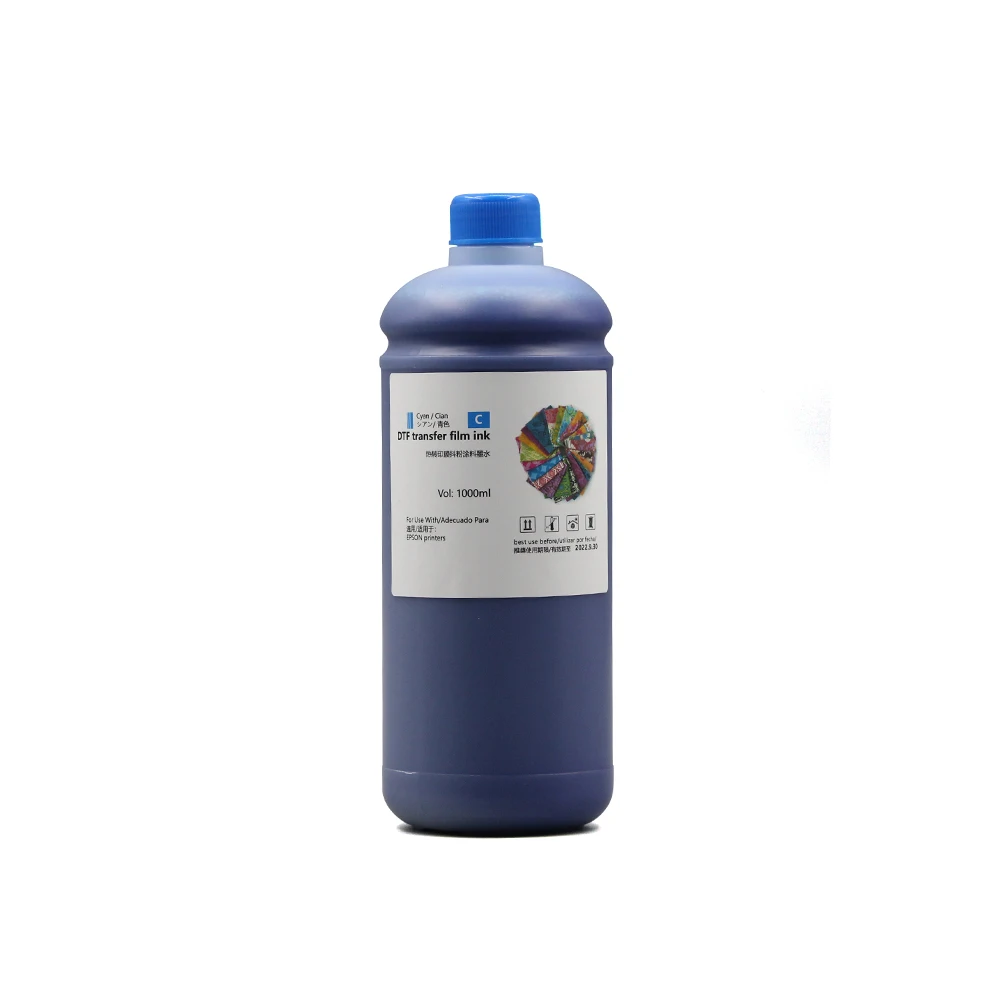  Новые 1000 мл DTF Переводные ПЭТ пленки чернила для Epson DX5 L1800 P600 P800 dtf пленочный