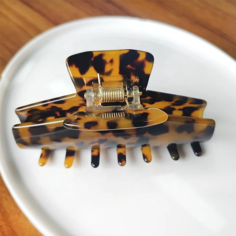 Hair Claw Banana Clips Tortoise Leopard print Design Large Fashion Accessories for Women Girls