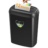 P-4 Manual Paper Shredder  25L Cross Cut Credit Cards 4X 35mm Low Noise Industrial Waste Shredder For Small Business CD210P-12