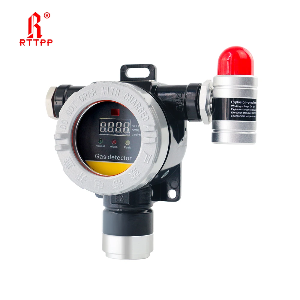 2023 New Product Fixed Single Natural Gas Detector With Light And Led Display