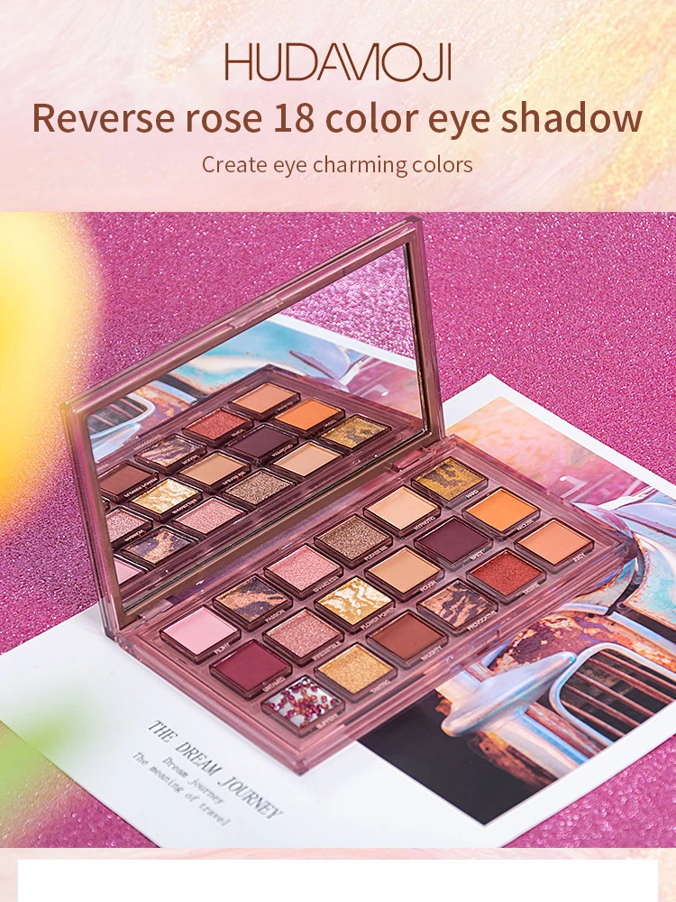 Private Label Long Lasting High Pigment Eyeshadow Palette Matte Nude Shimmer Matte Eye Makeup Palette