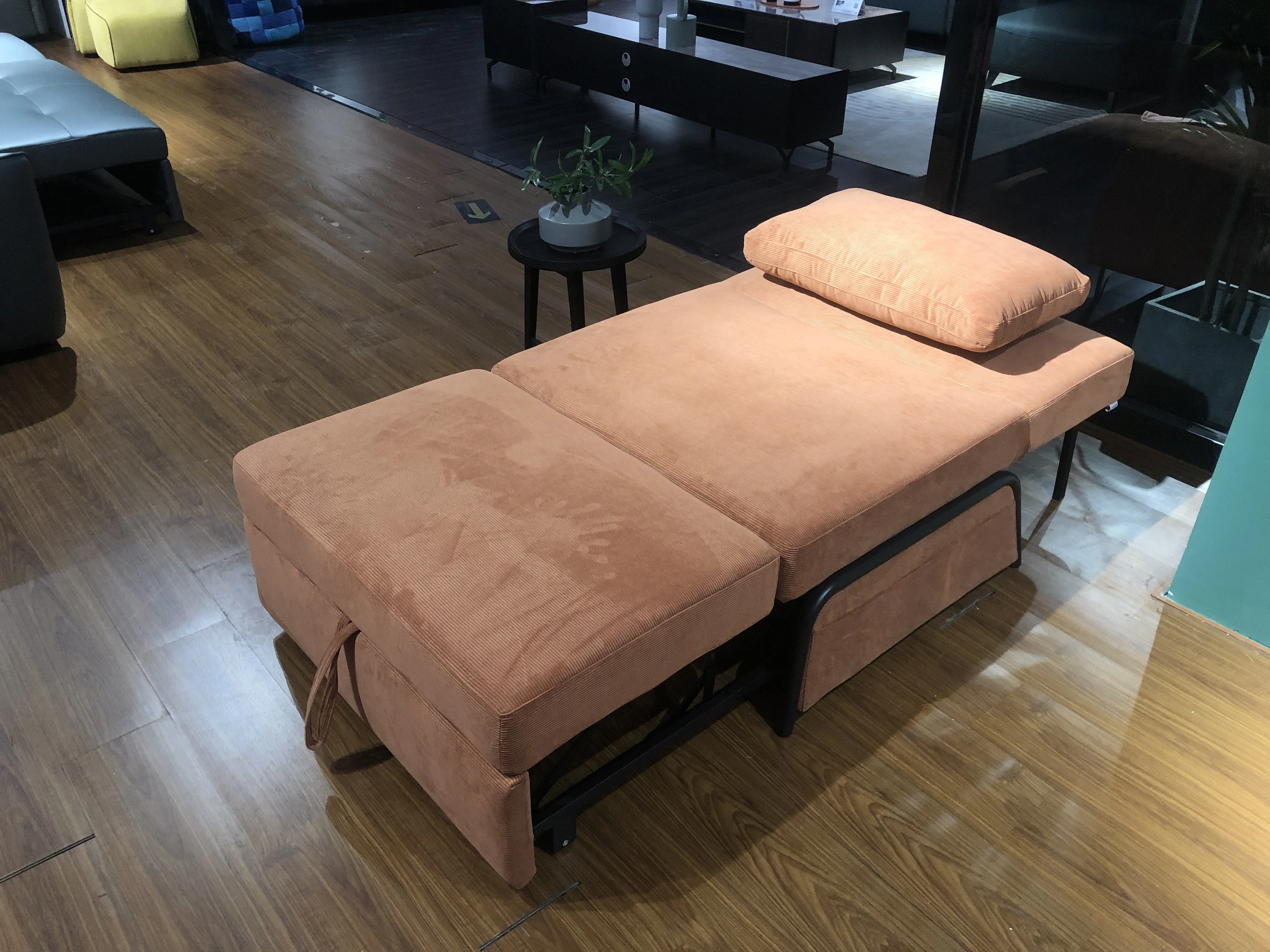 New Products Multifunction  Armless One Seat Sofa Bed Foldable Couch for one person Sofa cum Bed