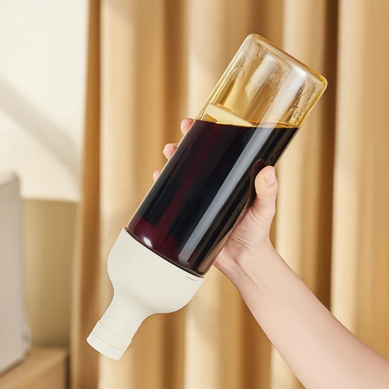 Cold Brew Coffee Maker Set with Lid Includes Quenched Water Cup and Silicone Coffee Cup Tea Tools