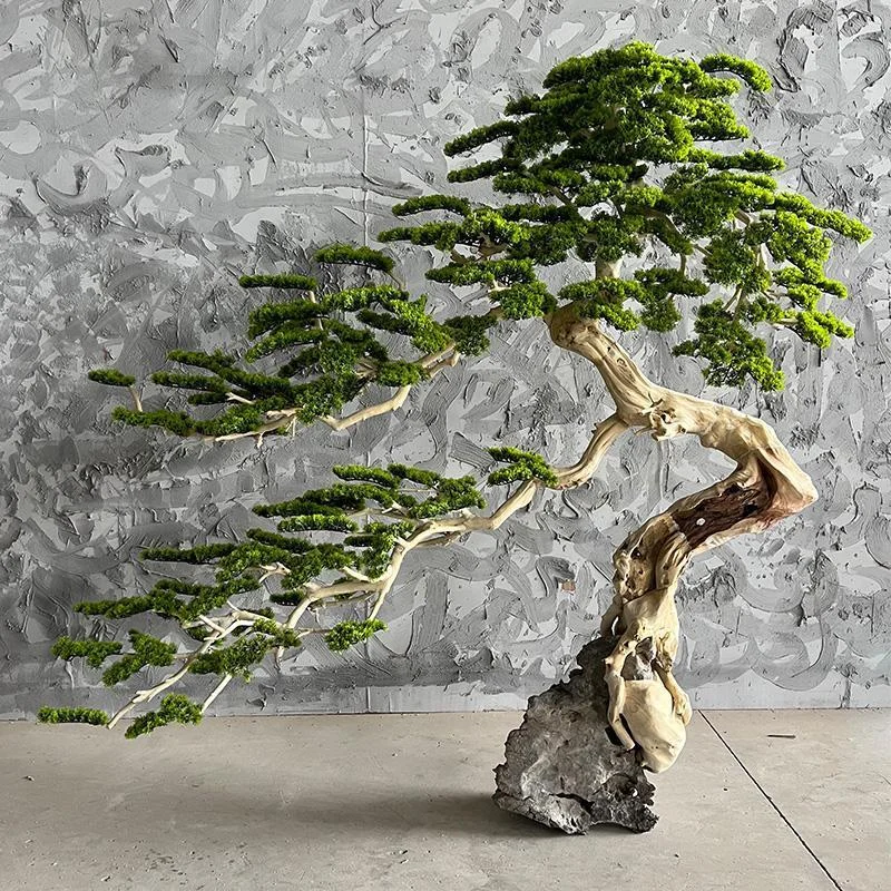 Дерево на заказ Oem & Odm Podocarpus большая уличная искусственная сосна бонсай