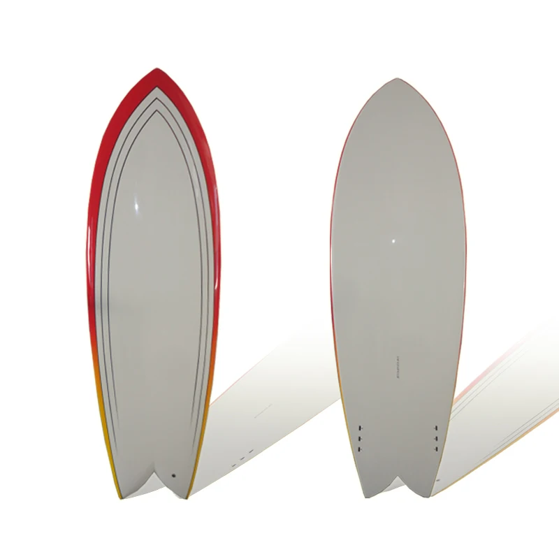 PU Polyurethane Resin Fiberglass Surf Board High Impact Resistant Water Jet Surfboard Customized wooden surfboard