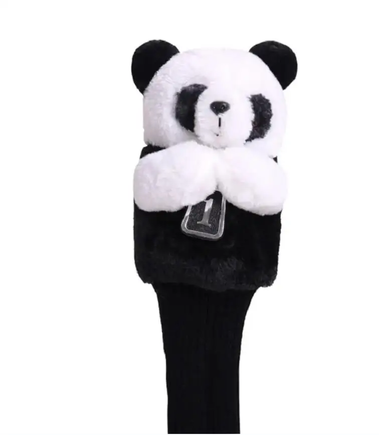 Cute Stock Sport OEM Golf Equipment New Plush Headcovers Custom Animal Driver Wood Club Head Cover