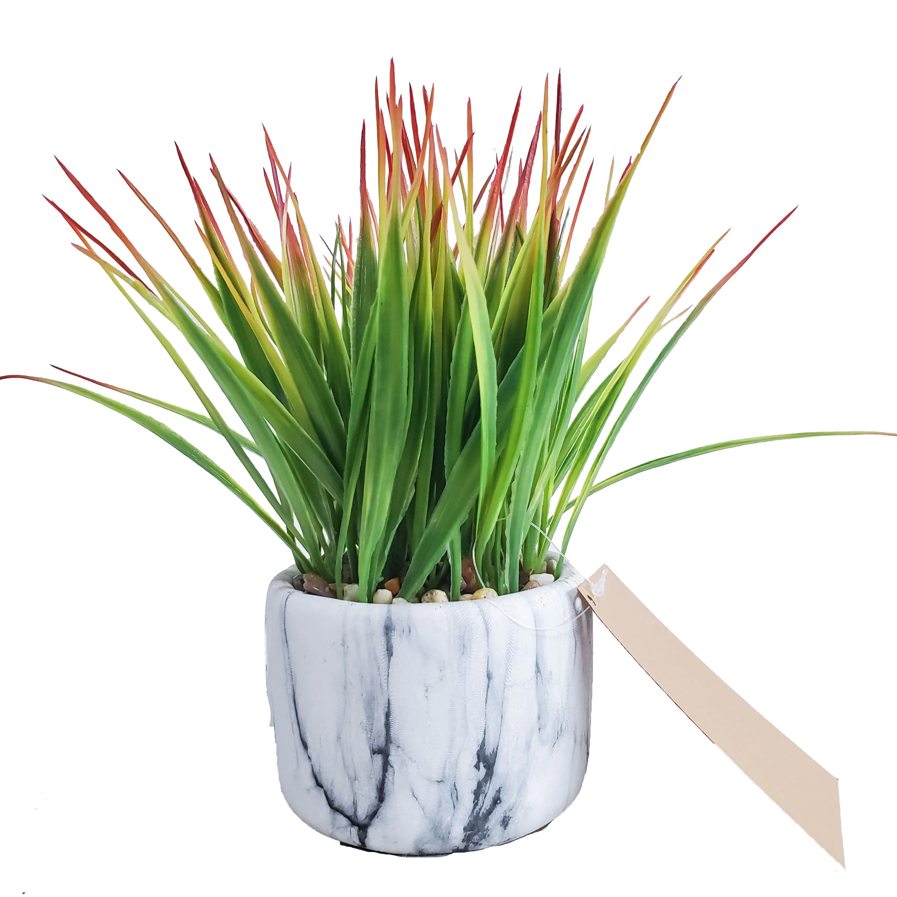 Cymbidium Gladiolus Orchid Artificia Orchid Leaves With Fibrous Roots Real Touch Artificial Orchid artificial plant wholes