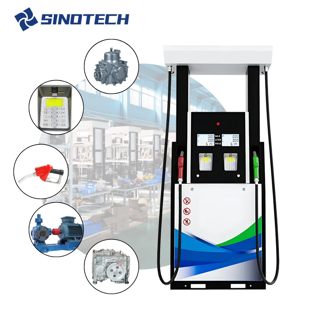 Wholesale price gear pump tatsuno petrol pump gasoline diesel fuel dispenser with Lcd display