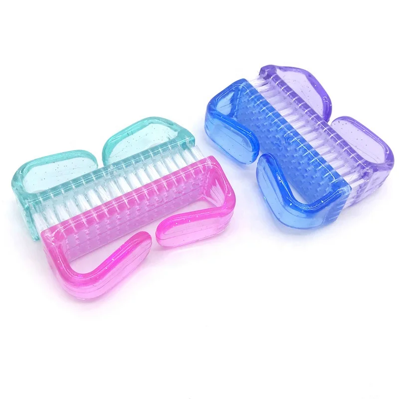 Nail Cleaning Brush Handle Grip Nail Brush for Toes and Nails Cleaner Pedicure Brushes