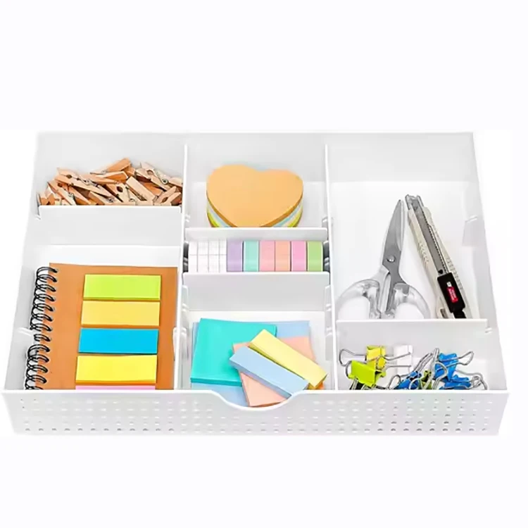 Multifunction Envelop Metal Scissor Gift Card Tape Roll Cutter Tape Measure Dispenser Sticky Notes Stationery Set with organizer