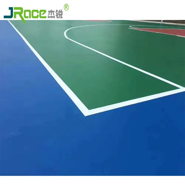 Various Thickness Available Silicone PU Sports Floors Plastic Floor Covering For School Playground