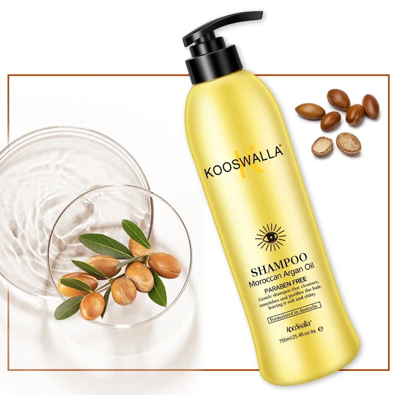 Professional Manufacturers Organic And Vegan Rich In Moroccan Argan Oil Hair Shampoo