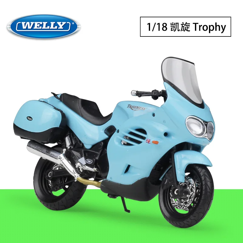 Hot Selling Welly 2002 TRIUMPH Trophy 1:18 Diecast Motorcycle Simulation Alloy Motorcycle Model
