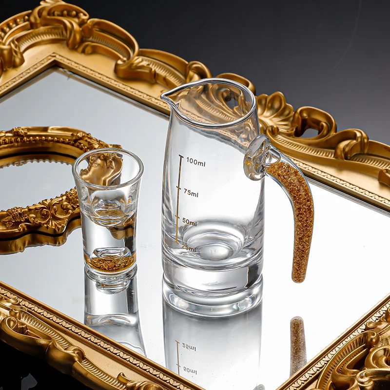 High quality 100ml Transparent Shot Glass Cup Customized Hot Selling Drinking Glassware Shot Glass