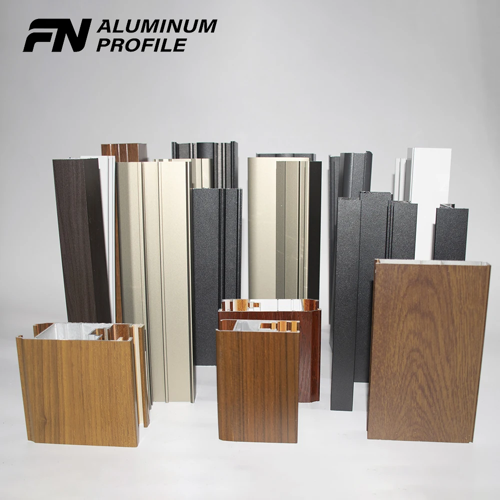 Aluminum Extrusion 6000 Series Aluminum Window Frame Profiles Customized Aluminum Profile For Door And Window