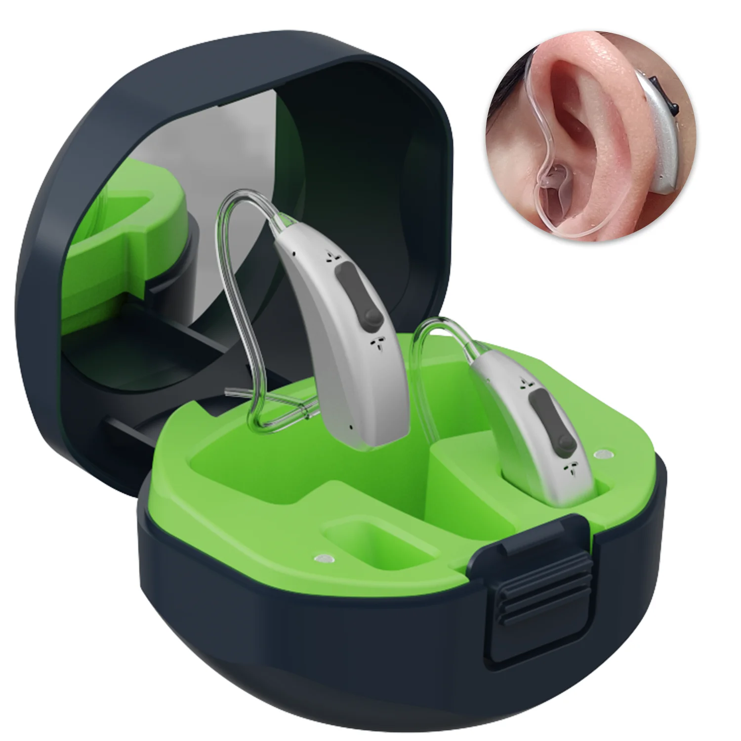 Soroya BTE sound amplifier machine buy cheap price ear rechargeable hearing aid for deafness