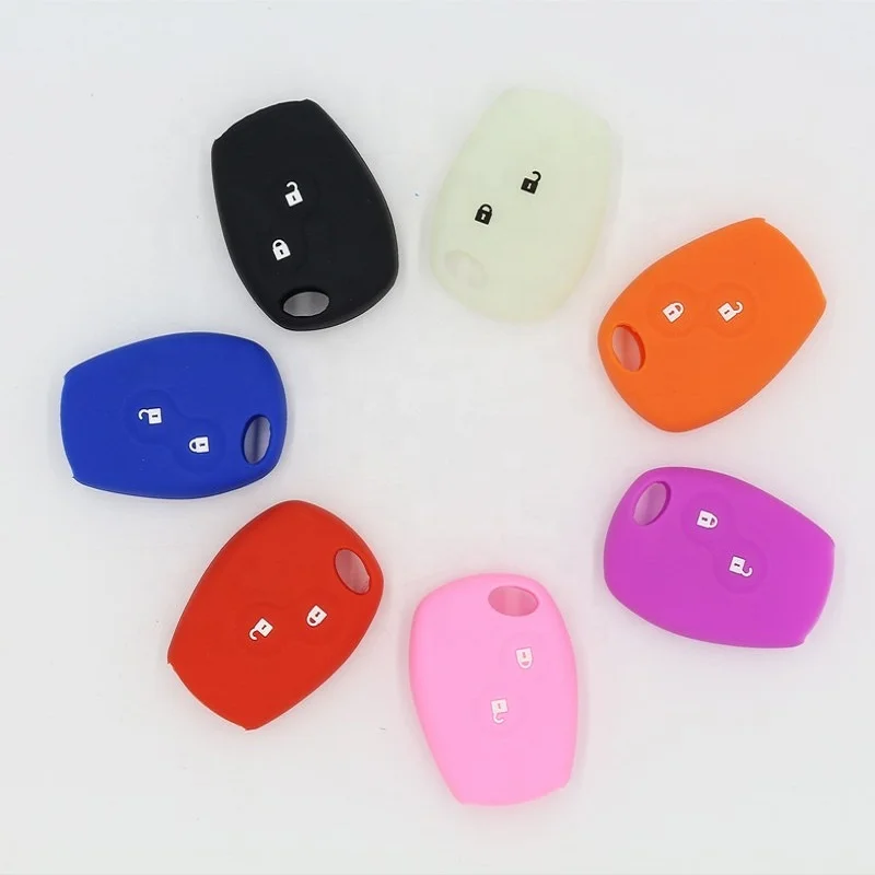 Non-toxic OEM car key cover silicon key case cover  silicone round silicone key cover
