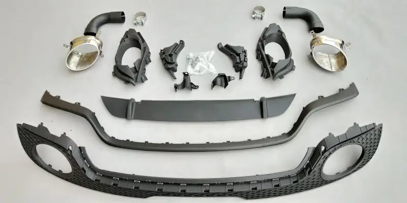 Automotive Parts TTRS Style Rear Bumper Lip For 2008-2014 Audi TT MK2 8J Upgrade AUDI TTRS Rear Diffuser