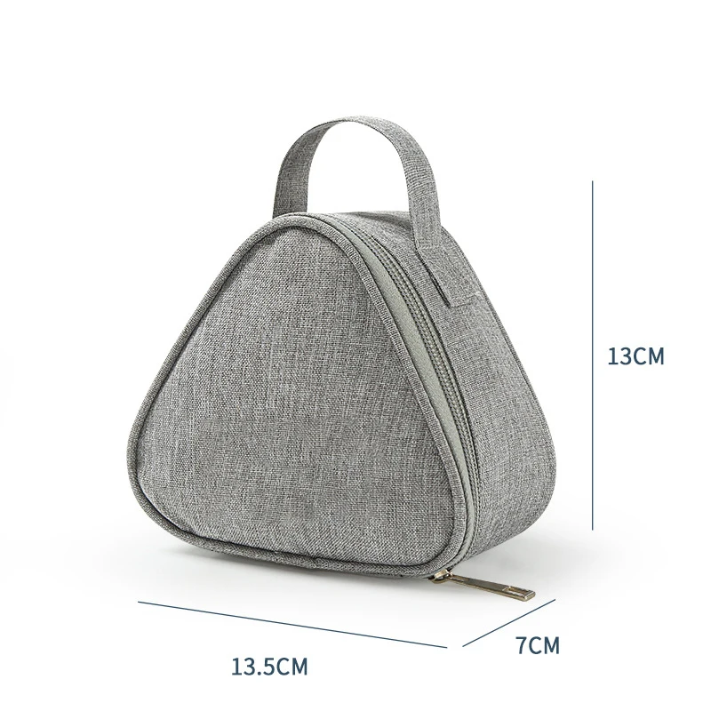 New triangular insulation bag mini aluminum foil primary school student rice ball bag