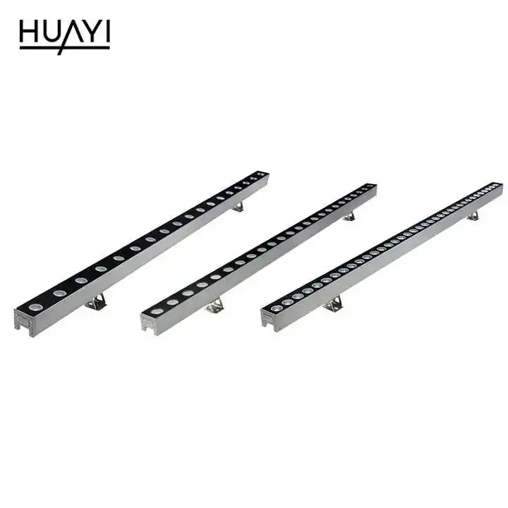 HUAYI Hot selling Aluminum IP65 RGB Dimmable 18 W 24 W 36 W 48 W Outdoor hotel led Wall Washer Light