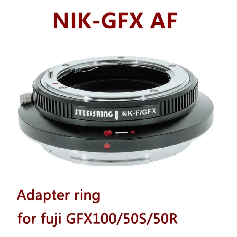 PEIPRO steelsrling NK-GFX кольцевой адаптер для объектива Nikon объектив Fujifilm GFX камера ЖК-дисплея с подсветкой fuji GFX100/50S/50R