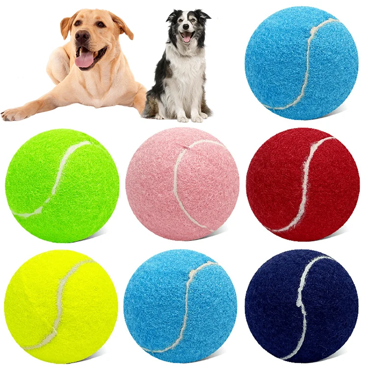Juice Pet Manufacturer Wholesale Teach Ball Dog Toy Footprints Pet Movement Toys Pet Tennis Toy Ball In Stock