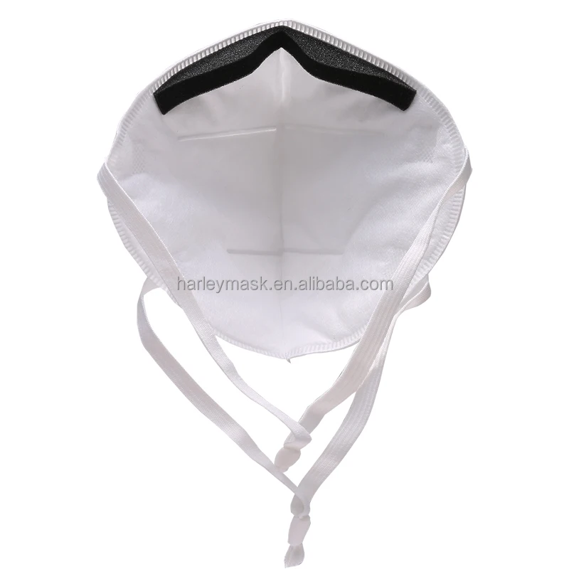 NOISH N95 Folded Particulate Respirator Disposable Face Mask Protective Equipment