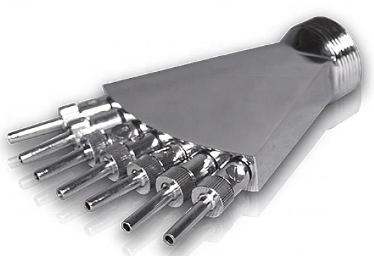 Hot Selling  Swimming Pool SPA Nozzle Stainless Steel  Pool Nozzle Shower Equipment nine holes  nozzle