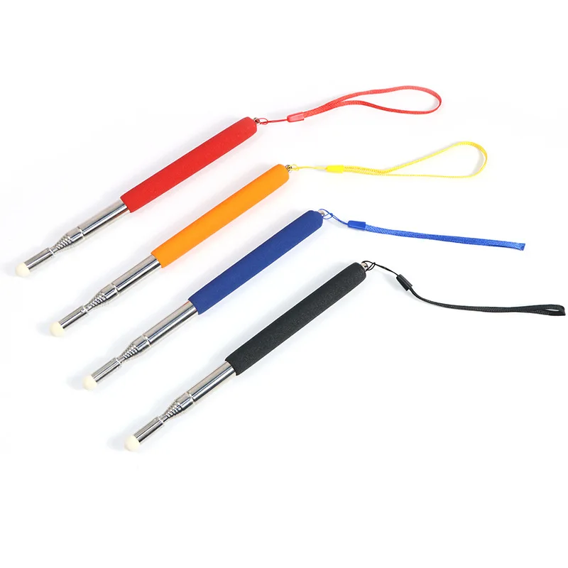 1.2m Telescopic Stainless Steel Tour Guide Flag Pole Handheld Display Accessories