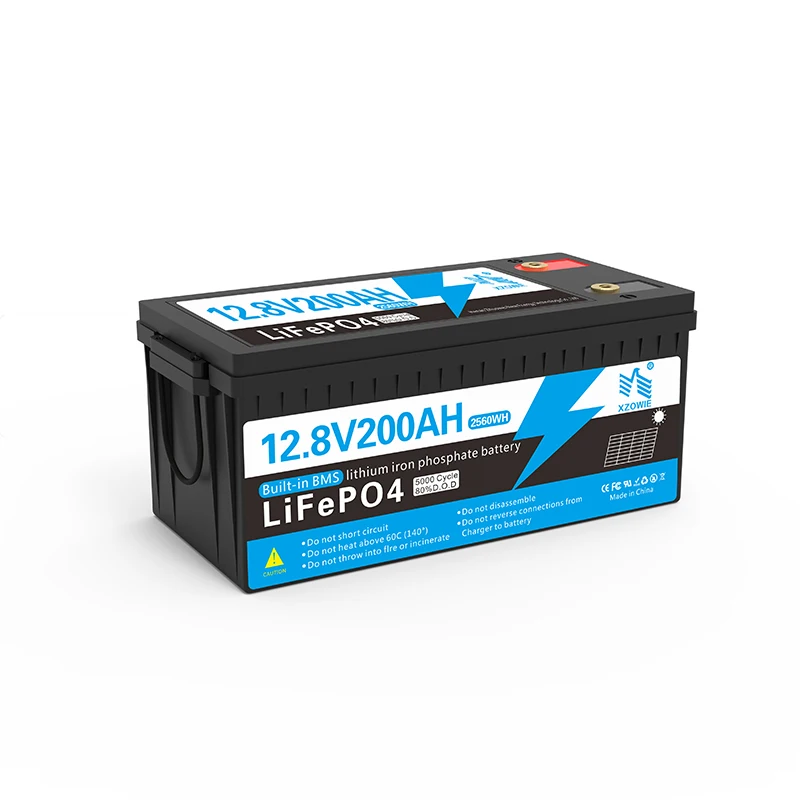 12.8v 12v 50ah 100ah 200ah 300ah Battery Pack Lifepo4 With Bms For Solar System Rv Electric Car Scooter Motorcycle Boat