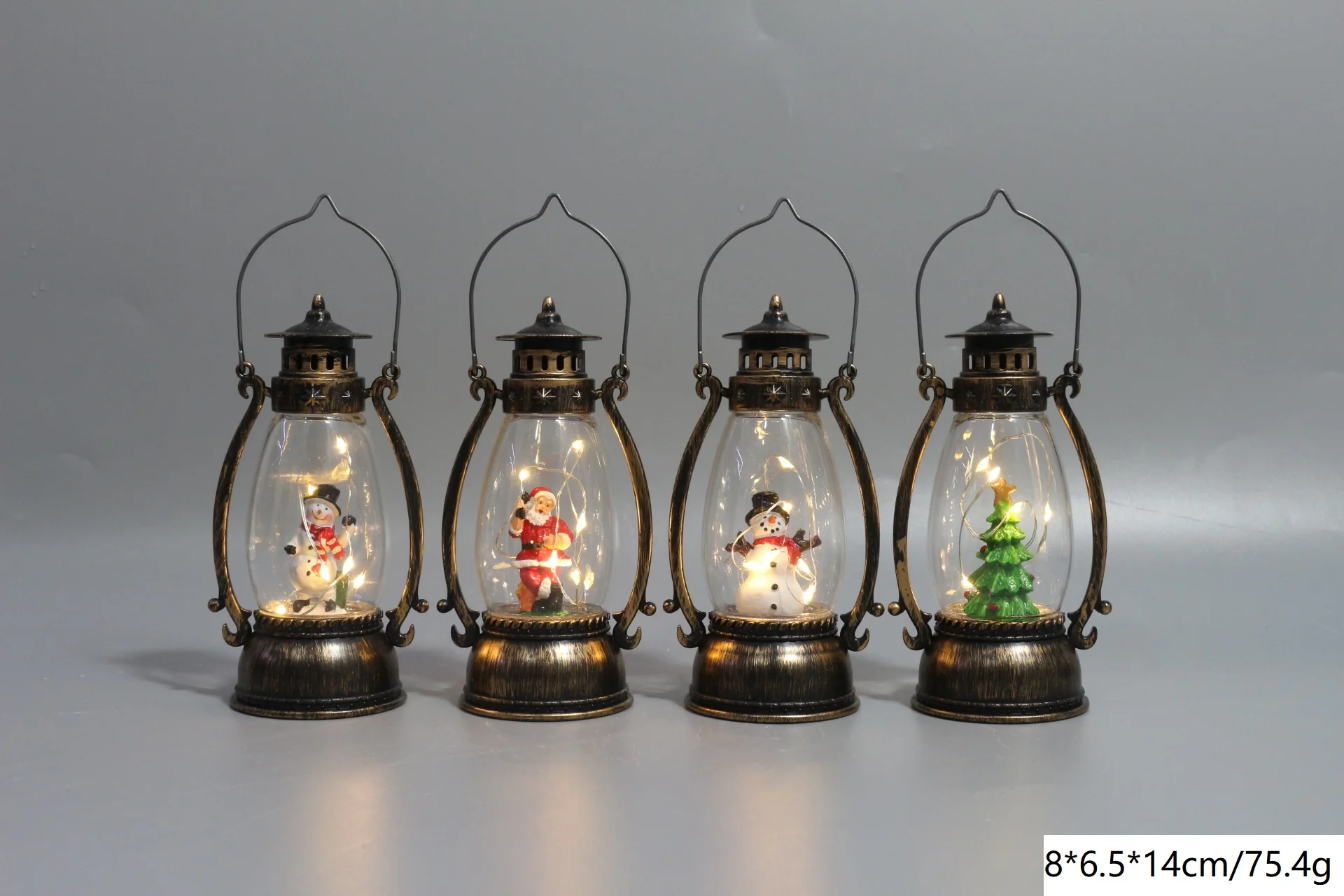 View larger image Add to Compare  Share LED Christmas Lantern Candlestick Night Light Decor Creative Hanging Wind L