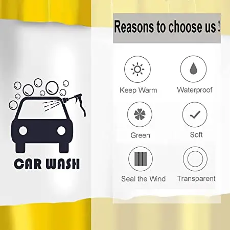 Garage Divider PVC Curtains Insulated Garage Industrial Curtain Wall Partition