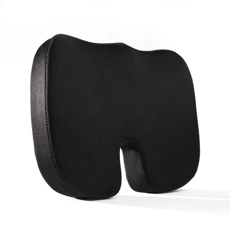 Comfortable and Supportive Memory Foam Seat Cushion for Office Chair - 3D Mesh Coccyx Cushion Design for Tailbone Pain Relief