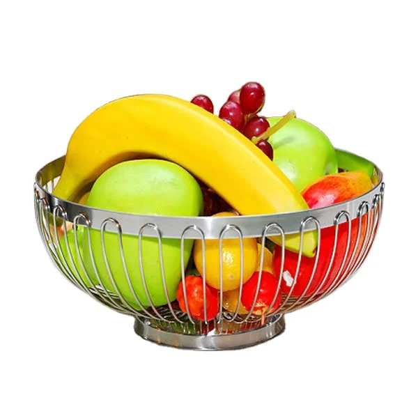 Креативная Геометрическая металлическая корзина для фруктов хлеба 3 яруса подвесная с банановым