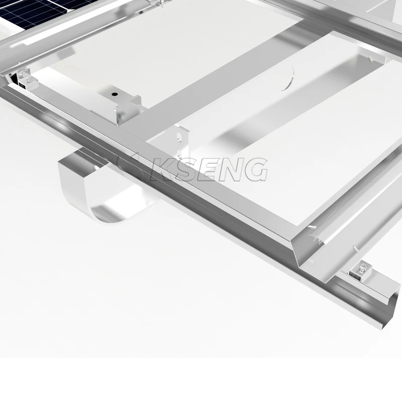 OEM Hot dipped galvanized steel solar panel carport solar mounting rack solar pv carport mounting brackets structure