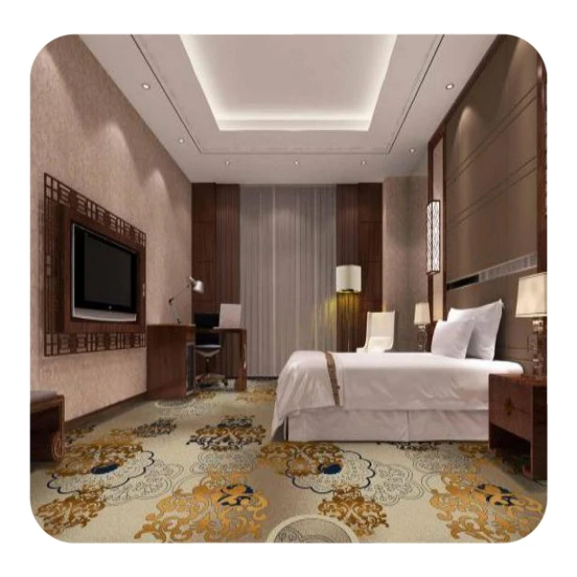 Top Belgium Carpet Machine Made New Zealand Wool Wilton carpet Star Hotel Room Carpet