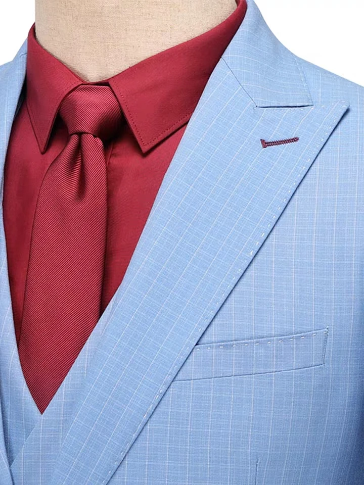 High quality royal blue coat pant photos designs wedding men suit